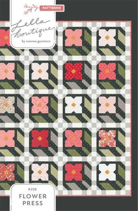 Flower Press Quilt Pattern - Lella Boutique