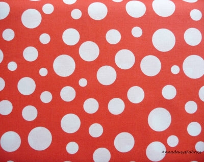Lolli Dot, Orange/White - Michael Miller