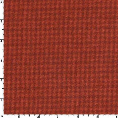 Woolies Flannel Houndstooth Bright Red  - Maywood Studio