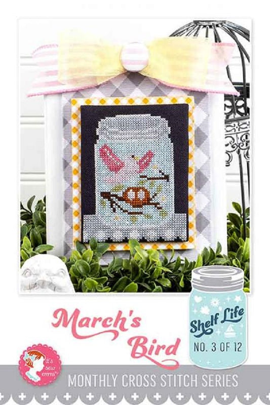Shelf Life #3 - March's Bird Pattern - It's Sew Emma