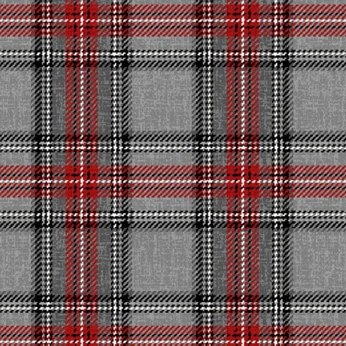 Keep It Classic Flannel - Grey Plaid - Marcus Fabrics