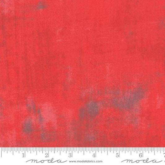 Grunge Basics - Geranium Red - Moda Fabrics