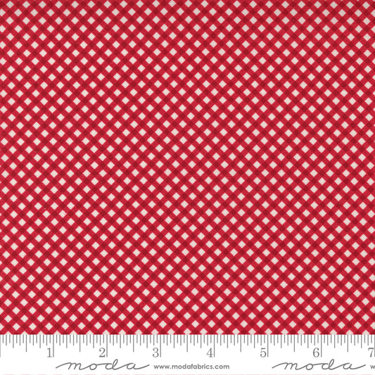 Sweetwater Flirt Doodle - Red Gingham - Moda