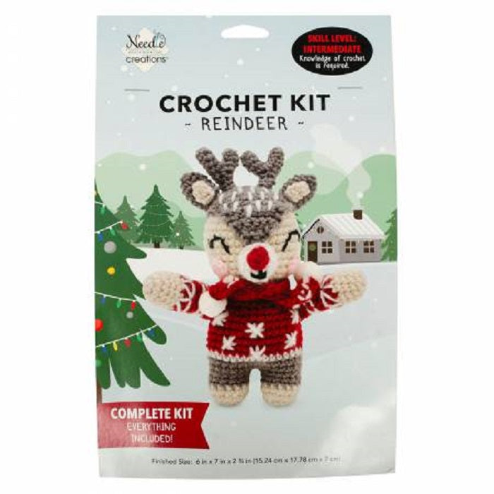 Crochet Kit - Christmas Reindeer - Needle Creations