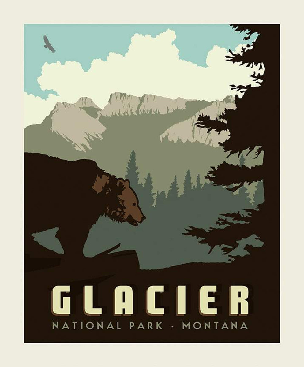 National Parks Panel -- Glacier National Park - Riley Blake Designs