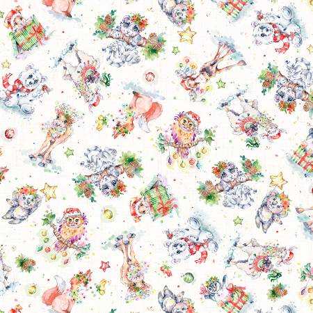 Little Darlings Christmas - Tossed Little Darlings - P&B Textiles