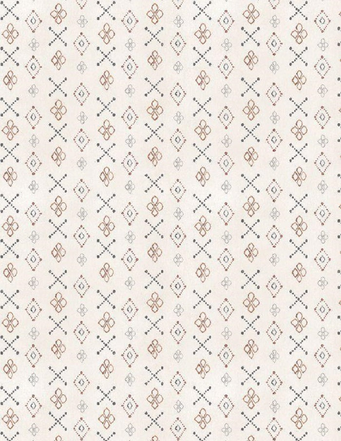 Paisley Place - Foulard Cream - Wilmington Prints