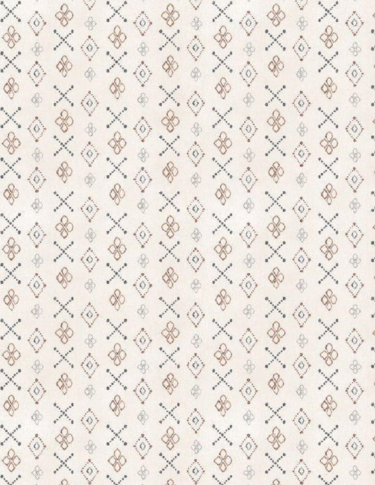 Paisley Place - Foulard Cream - Wilmington Prints