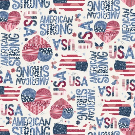 Patchwork Americana - Patriotic - P&B Textiles
