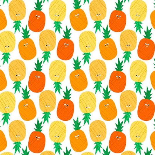 Pineapple and Orange Quilting Cotton