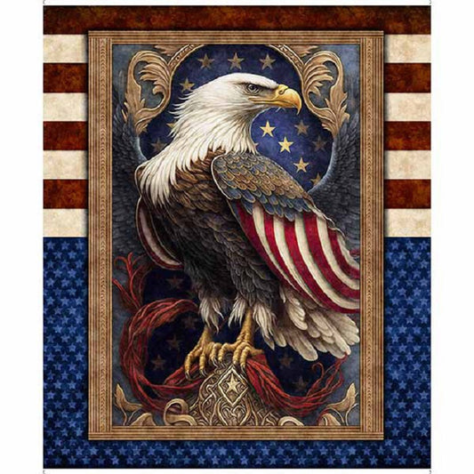 American Spirit - Bald Eagle Panel - QT Fabrics