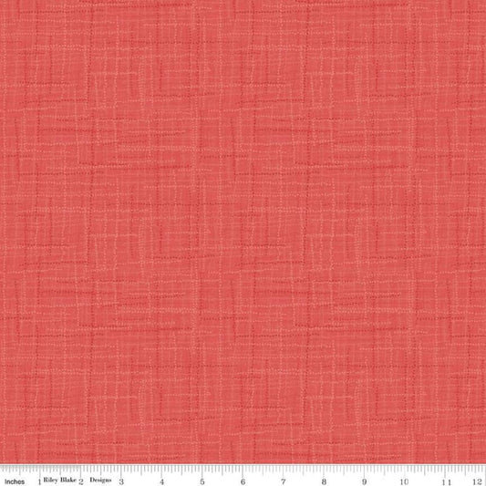 Grasscloth Cottons - Coral - Riley Blake Designs