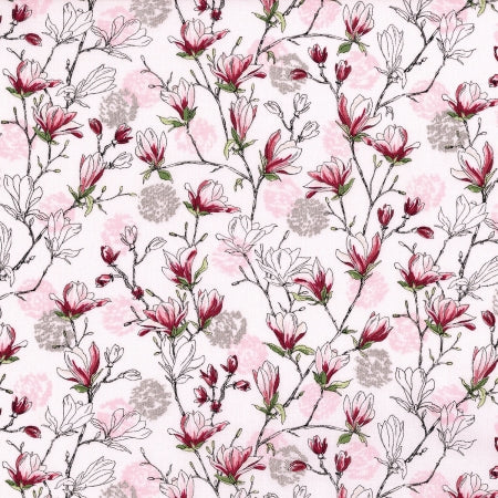 Serene Spring Budding Blossoms Pearl Pink - RJR Fabrics