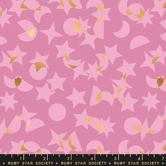 Steller Kiss - Pink Stars/Moon - Ruby Star Society