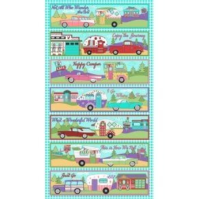 Retro Road Trip Panel (Panel = 2/3yd) - RJR Fabrics