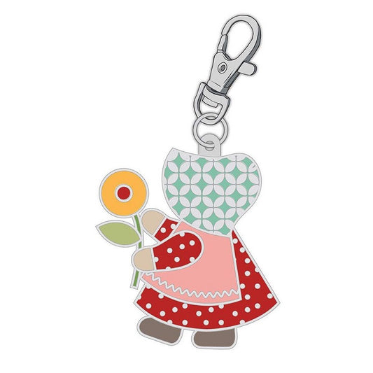 Bee Vintage Enamel Charm - Sunbonnet Sue Charm™ - Riley Blake Designs