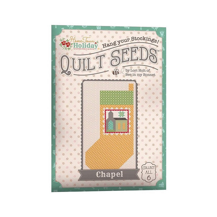 Home Town Holiday Quilt Seeds #5 - Chapel - Lori Holt of Bee in My Bonnet