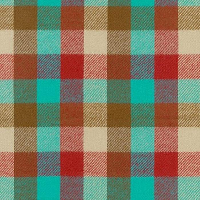 Durango Flannel - Teal Plaid - Robert Kaufman Fabrics