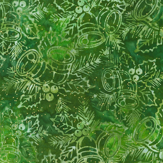 Joyful Holidays - Green - Robert Kaufman Fabrics