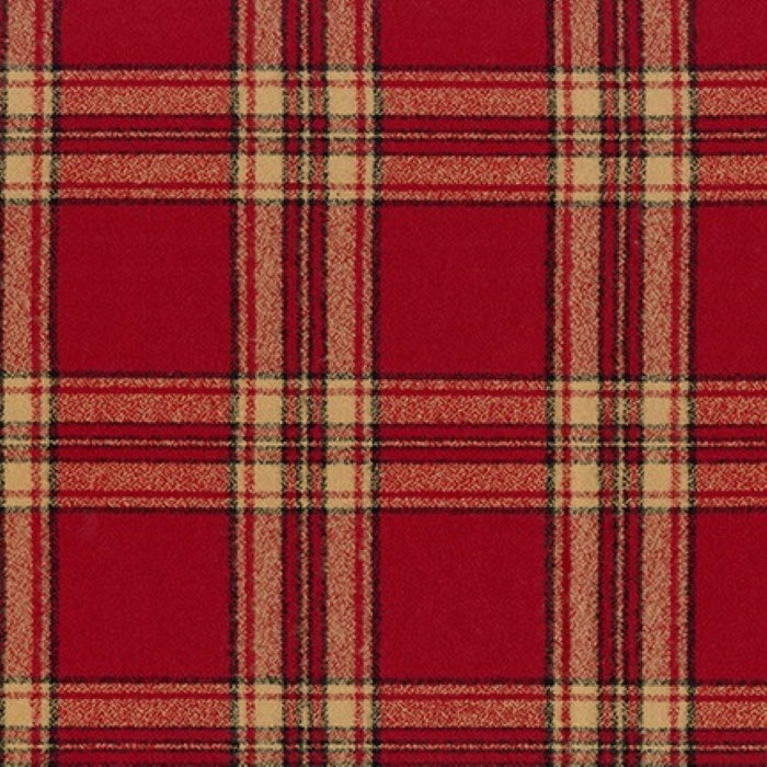 Mammoth Flannel - Red Plaid - Robert Kaufman Fabrics