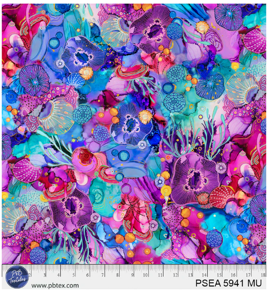 Painted Sea - Under the Sea - P&B Textiles