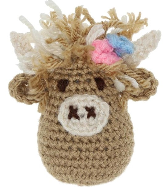 Tan Highland Cow Crochet Kit - Leisure Arts
