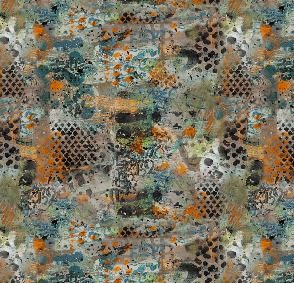Emerald Hollow Multi Collage - Clothworks