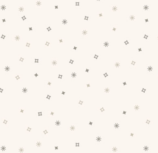 Pre-Order - Shhh Geo Light Taupe - Clothworks