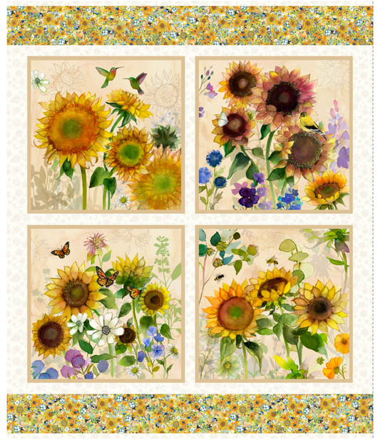 Pre-Order - Sunflower Song Panel - Clothworks