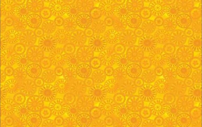 Season of the Sun - Spiral Shadows Orange/Yellow - Benartex