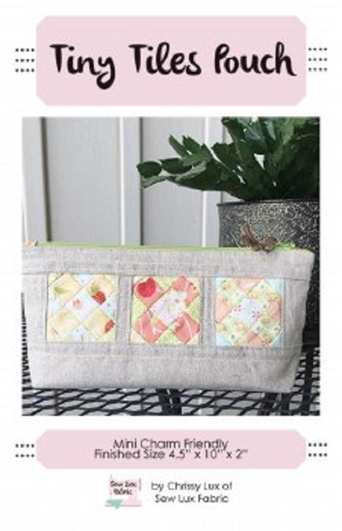 Tiny Tiles Pouch - Sew Lux Fabric