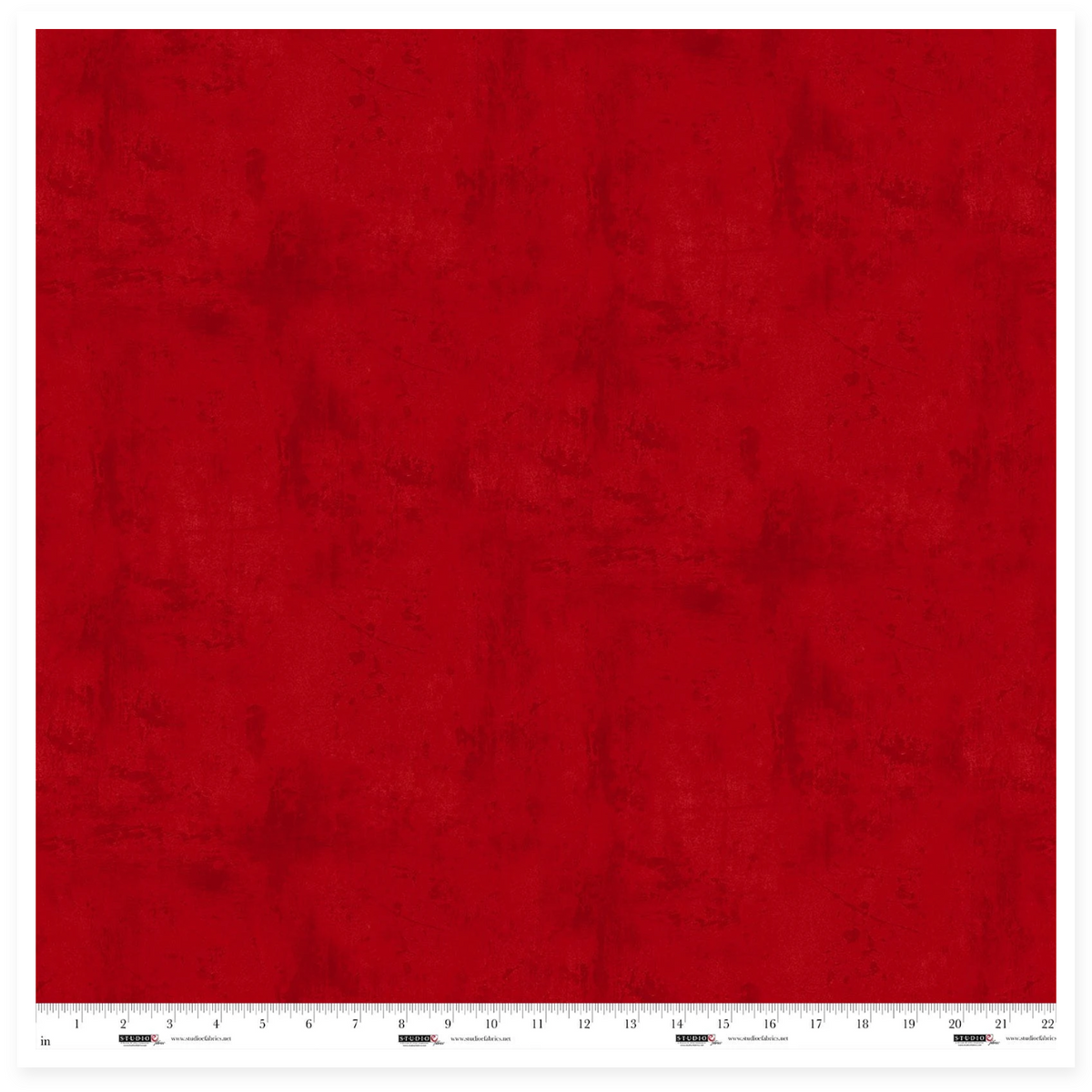 A red textured blender fabric. 