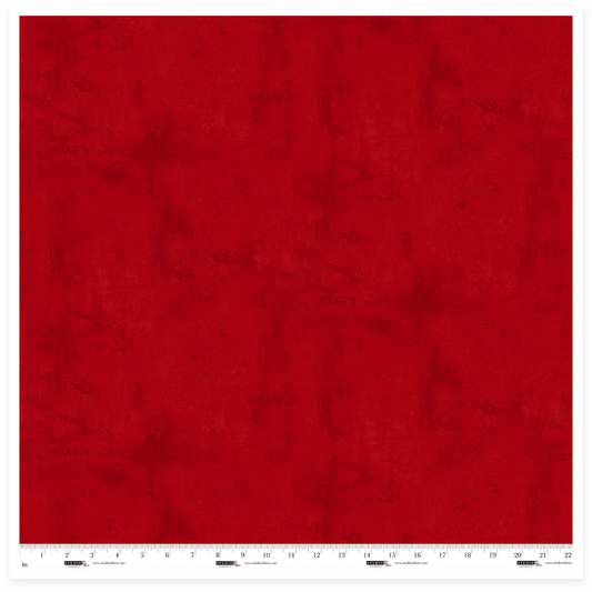 A red textured blender fabric. 