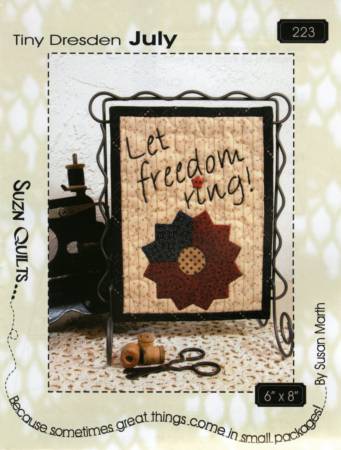 Tiny Dresden - July - Suzn Quilts