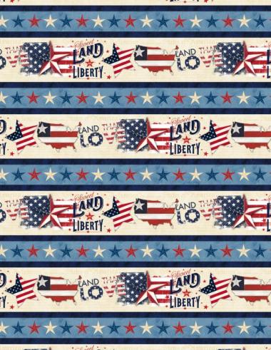American Valor Repeating Stripe - Wilmington Prints