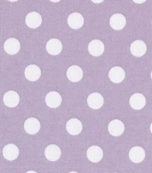 Baby Talk Polka Dots Lavender/White - Windham Fabrics