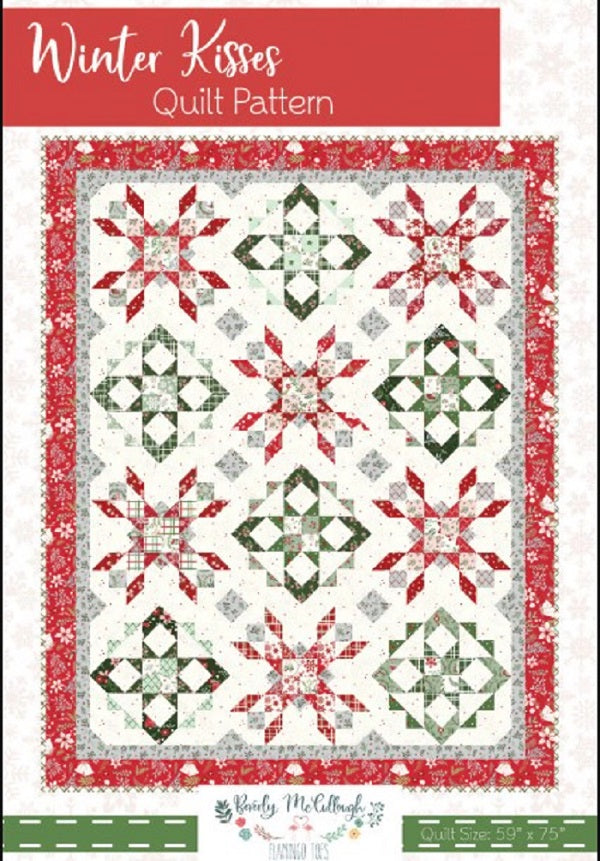 Winter Kisses Quilt Pattern by Flamingo Toes for Riley Blake Designs