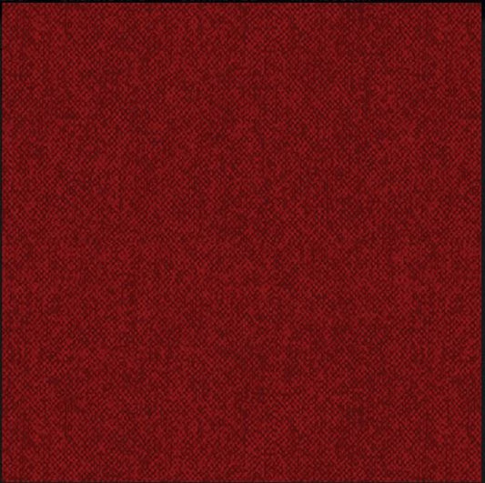 3/8 Yard Winter Wool Flannel - Dark Red - Benartex