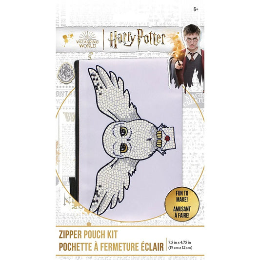 Wizarding World Hedwig - Zip Pouch Kit - Dotz Diamond Painting Kit - Camelot