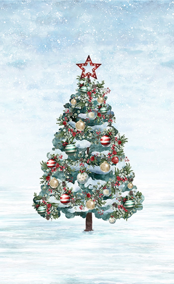 Cozy Tidings - Snow - Hoffman International Fabrics