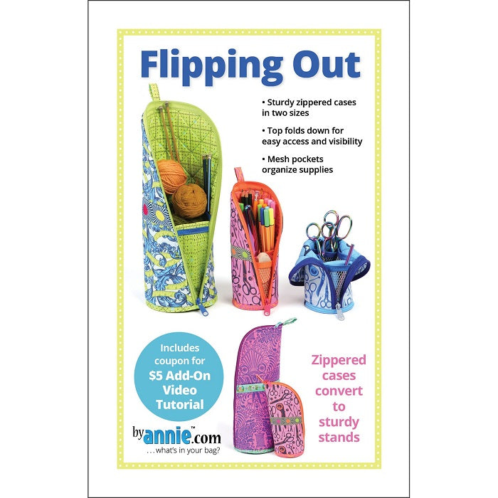 Flipping Out Zippered Cases - by Annie