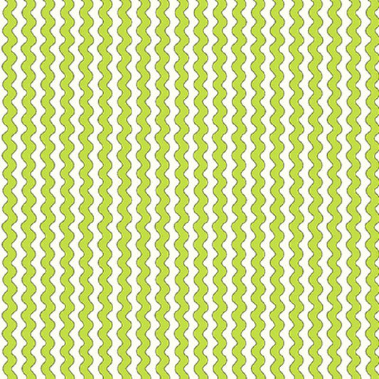 Ric Rac Stripe Lime - QT Fabrics