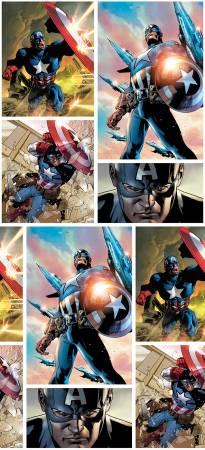 Captain America Digital Print - Spring Creations