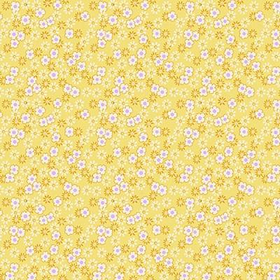 Nana Mae 6 -- Tiny Daisies, Yellow - Henry Glass