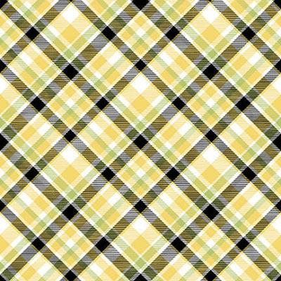 Bee You - Yellow/black plaid - Henry Glass