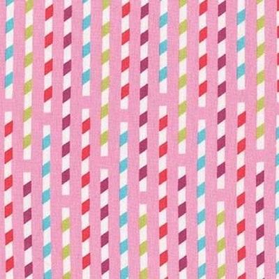 Sippy Straws - Pink - Michael Miller