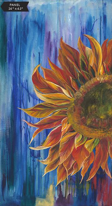 Daydreamin' -- Sunflower Panel (2/3 yard) - Northcott