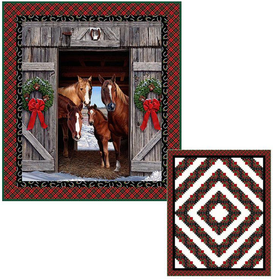 Hay!  It's Christmas - Holiday Traditions Lap Quilt Pattern #2772