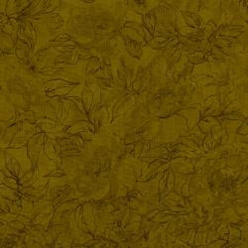 Jinny Beyer Palette Floral Outline-Seaweed - RJR Fabrics