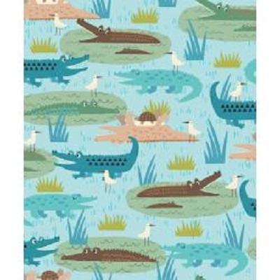 Adventure - Gators Teal - RJR Fabrics